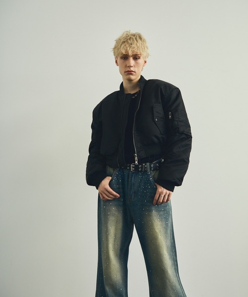 「Shoowtime」 ブルゾン LARGE ブラック メンズ_画像6