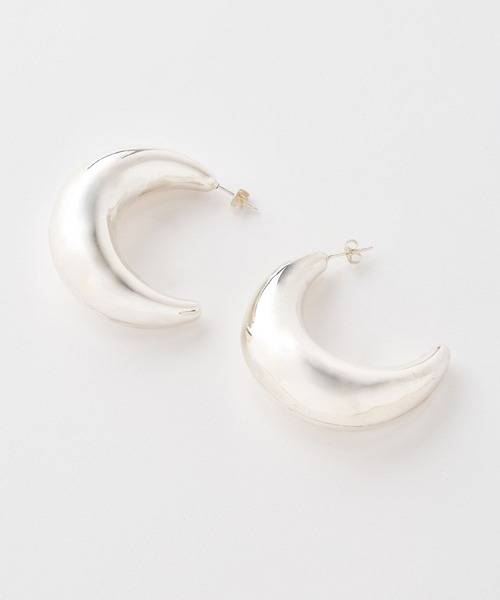 ピアス Curensology(カレンソロジー)/「ＣＳＧ」シルバームーンピアス レディースの画像