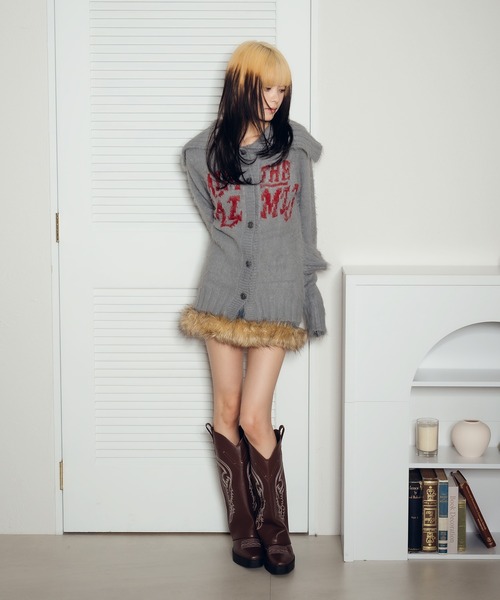 「sedacle girl」 デニムスカート SMALL インディゴブルー レディース_画像6