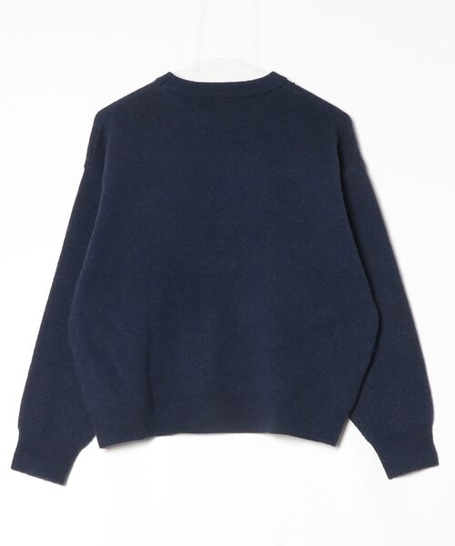 「B:MING by BEAMS」 長袖ニット ONE SIZE ネイビー レディース_画像2
