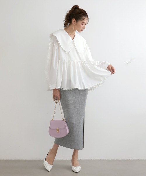 「MERAKI」 長袖ブラウス FREE ブラック レディース_画像5