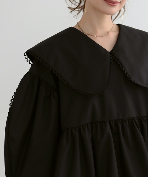 「MERAKI」 長袖ブラウス FREE ブラック レディース_画像9