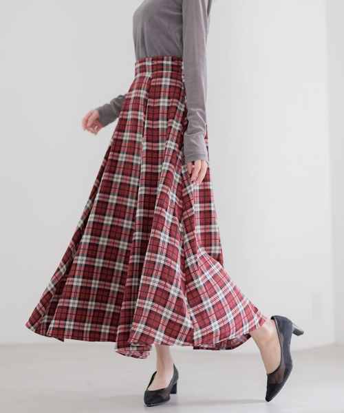 「Andemiu」 フレアスカート FREE ライトベージュ レディース_画像7