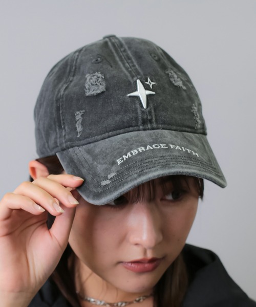 「SPINNS」 キャップ ONESIZE パープル メンズ_画像8