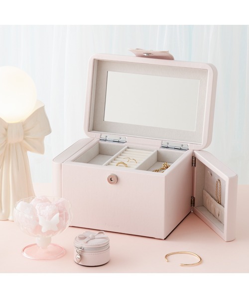 Francfranc（フランフラン） 収納 リボン ジュエリーボックス