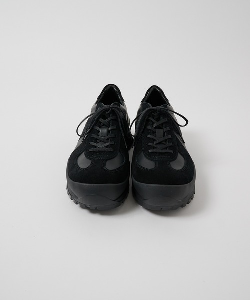 「PADRONE」 ローカットスニーカー 41 ブラック メンズ_画像2