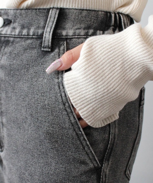 「mil」 カーゴパンツ X-SMALL ブラック レディース_画像2