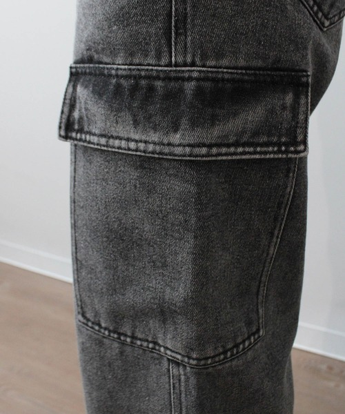 「mil」 カーゴパンツ X-SMALL ブラック レディース_画像5