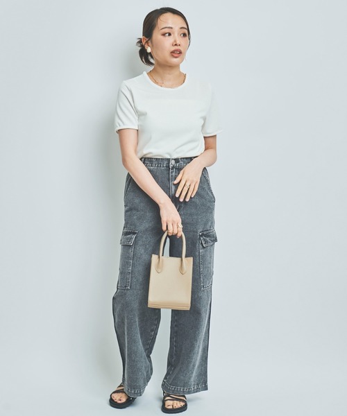 「mil」 カーゴパンツ X-SMALL ブラック レディース_画像8