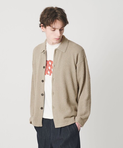 BEAUTY＆YOUTH UNITED ARROWS カーディガン ツイスト コットン ニット
