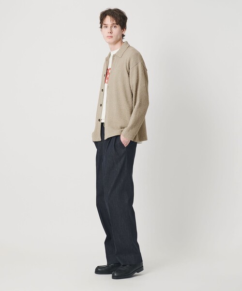 BEAUTY＆YOUTH UNITED ARROWS カーディガン ツイスト コットン ニット