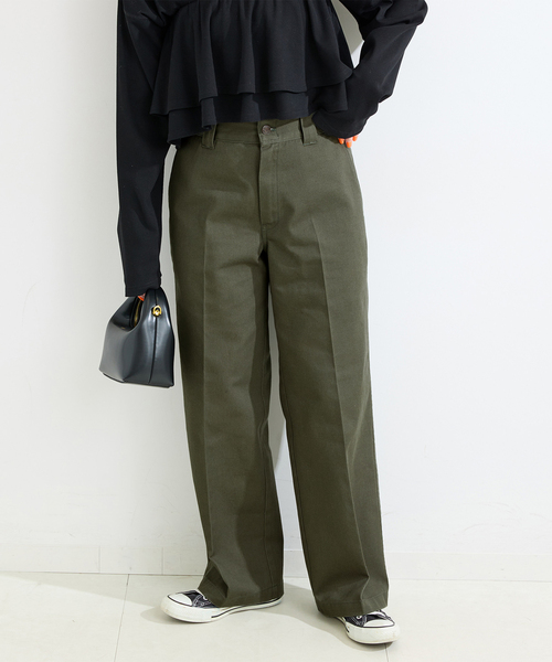 Dickies（ディッキーズ） ワイドパンツ チノパン ウォッシャブル
