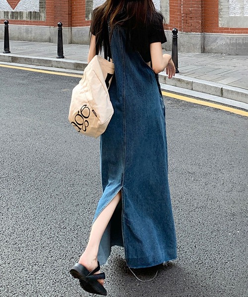 「meJane」 サロペットスカート S ブルー レディース_画像9