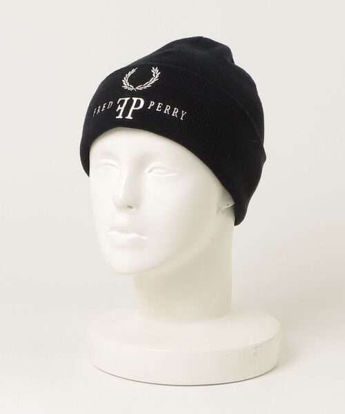 FRED PERRY（フレッドペリー） ニットキャップ - ブラック メンズ
