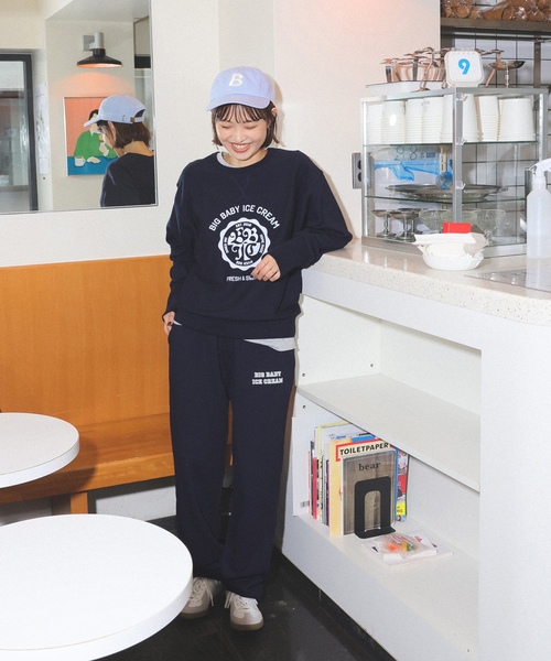 SLOBE IENA」 スウェットパンツ「BIG BABY ICE CREAMコラボ」 36 