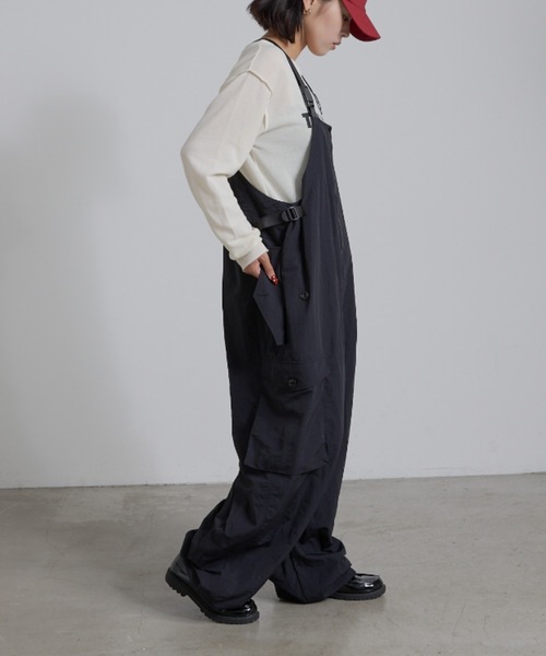 「etsinta」 オールインワン ONE SIZE カーキ レディース_画像5