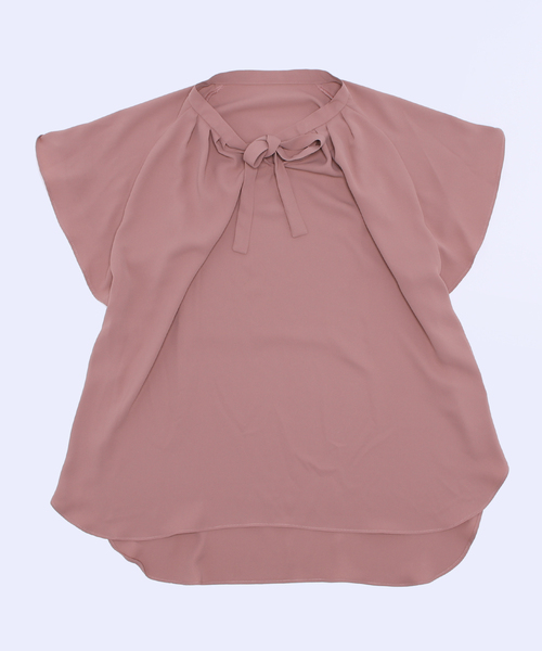 「TITE IN THE STORE」 半袖ブラウス 38 ピンク レディース_画像4