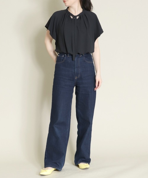 「TITE IN THE STORE」 半袖ブラウス 38 ピンク レディース_画像8
