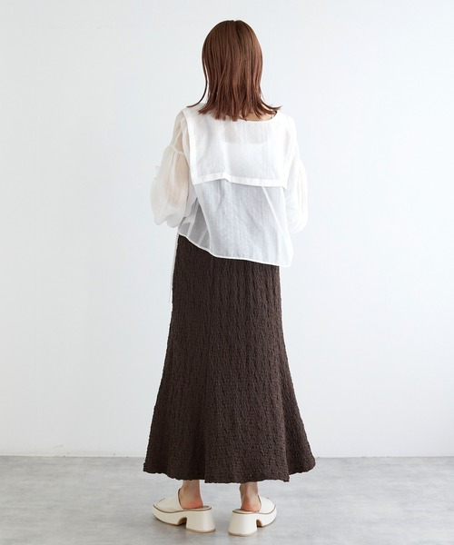 「w closet」 キャミソールワンピース FREE オフホワイト レディース_画像8