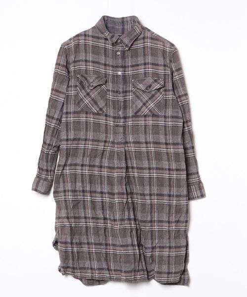 ZUCCa（ズッカ） シャツワンピース M size グレー レディース