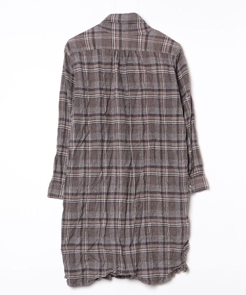 ZUCCa（ズッカ） シャツワンピース M size グレー レディース