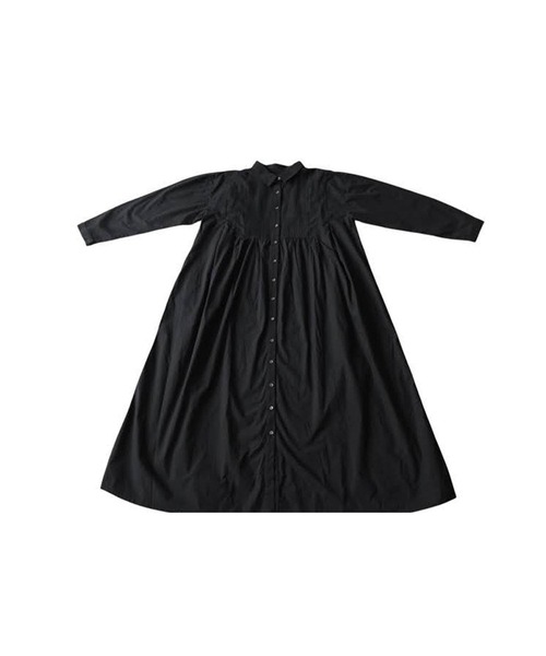 antiqua（アンティカ） シャツワンピース インド綿 ロングシャツ