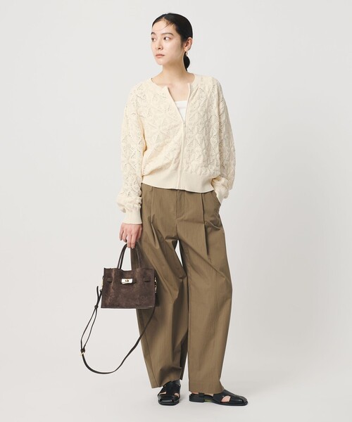 【新品未使用】ユナイテッドアローズ　レースカーディガン BEAUTY＆YOUTH UNITED ARROWS カーディガン 「WEB限定 Wardrobe DAILY