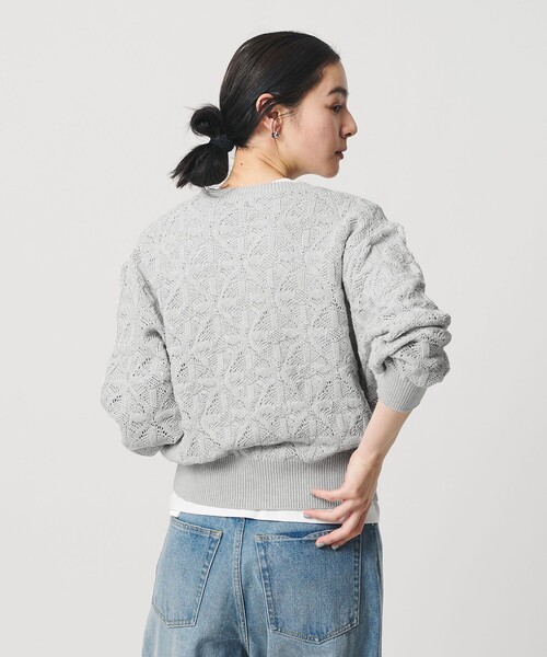【新品未使用】ユナイテッドアローズ　レースカーディガン BEAUTY＆YOUTH UNITED ARROWS カーディガン 「WEB限定 Wardrobe DAILY