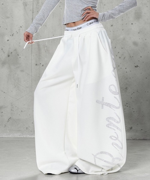 mushwear（マッシュウェア） ワイドパンツ スウェットパンツ ジャージ