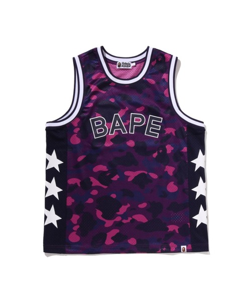 BAPE タンクトップ A BATHING APE（アベイシングエイプ） タンクトップ COLOR CAMO MESH