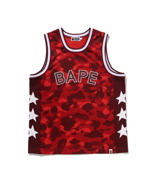 A BATHING APE（アベイシングエイプ） タンクトップ COLOR CAMO MESH