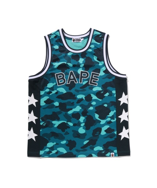 A BATHING APE（アベイシングエイプ） タンクトップ COLOR CAMO MESH