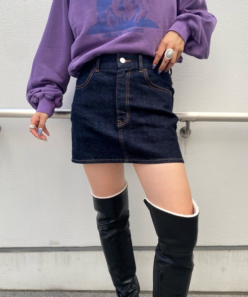 「WHO'S WHO gallery」 ミニスカート FREE ブラック レディース_画像3