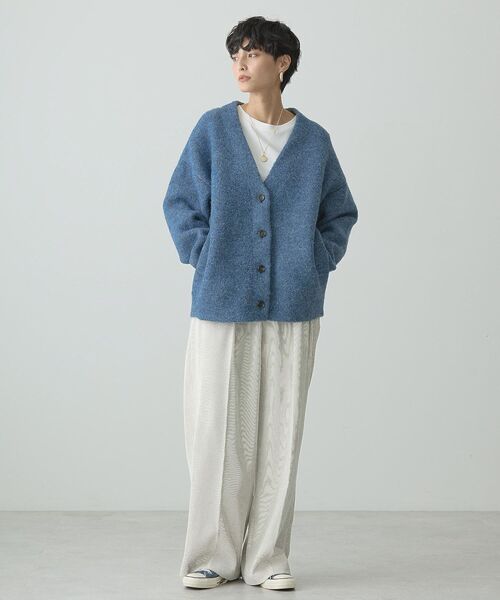 「AMERICAN HOLIC」 ニットカーディガン M アイボリー レディース_画像6