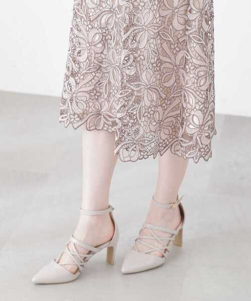 「PROPORTION BODY DRESSING」 フレアスカート SMALL ベージュ レディース_画像6