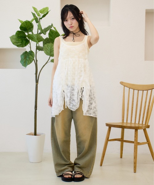 nude vintage closet キルト　ビスチェ kutir（クティール） アソートドロストキャミビスチェ レディース