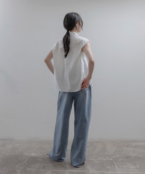 Eimee Law（エイミーロウ） ブラウス シャツ ランダムリボン タック 