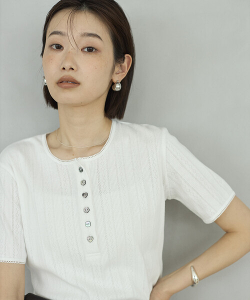 Firsthand（ファーストハンド） ヘンリーネック tシャツ 半袖 ヘンリー