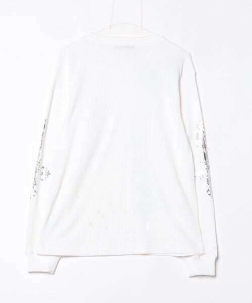「A'GEM9」 長袖Tシャツ FREE ホワイト メンズ_画像2
