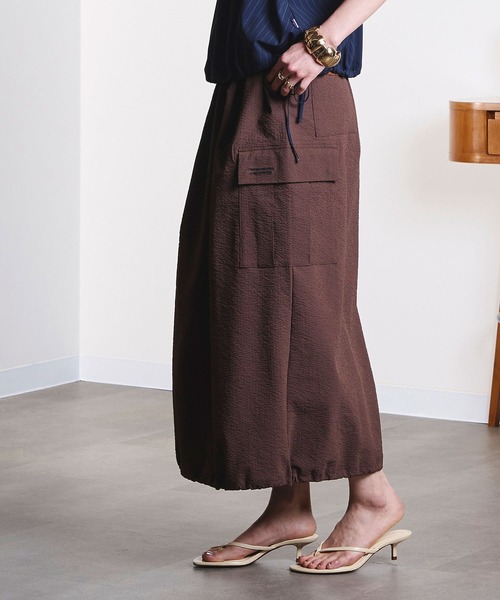 スカート (GENE HEAVENS x THOUSAND MILE/)CARGO POCKET MAXI SKIRTの画像