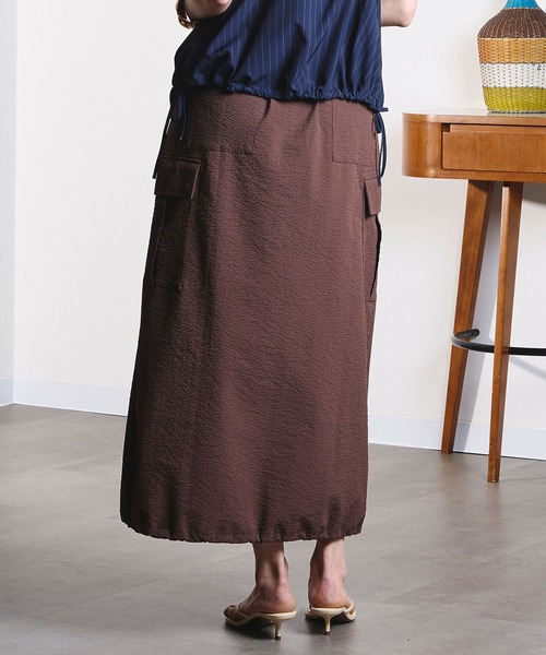スカート (GENE HEAVENS x THOUSAND MILE/)CARGO POCKET MAXI SKIRTの画像