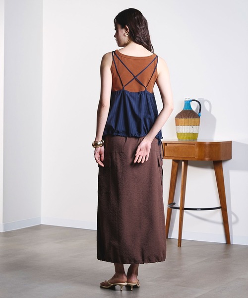 スカート (GENE HEAVENS x THOUSAND MILE/)CARGO POCKET MAXI SKIRTの画像