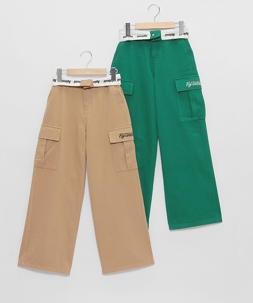 「by LOVEiT」 「KIDS」カーゴパンツ 160cm ベージュ キッズ_画像2