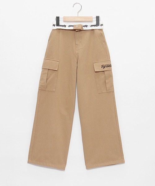 「by LOVEiT」 「KIDS」カーゴパンツ 160cm ベージュ キッズ_画像3