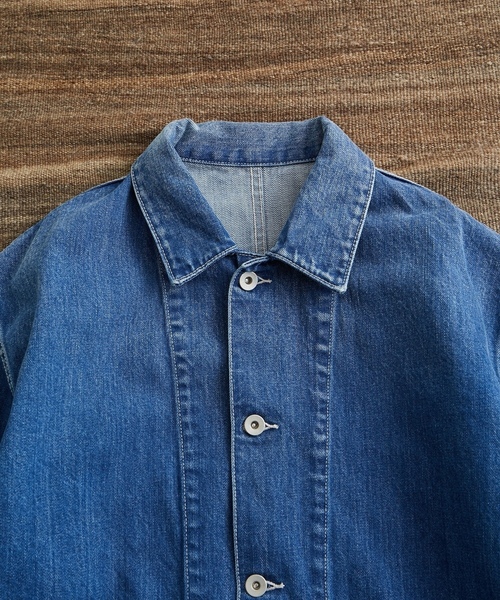 「WILD LIFE TAILOR Adam et Rope'」 デニムジャケット L ネイビー メンズ_画像4