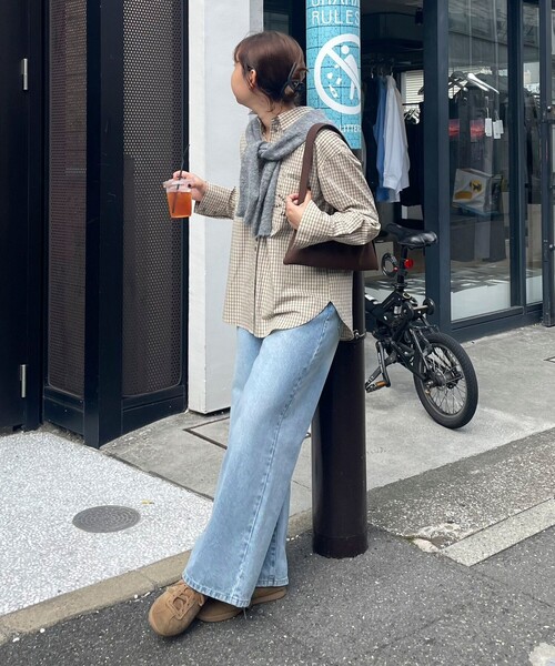 「fredy emue」 長袖シャツ 38 ブラック系その他 レディース_画像2