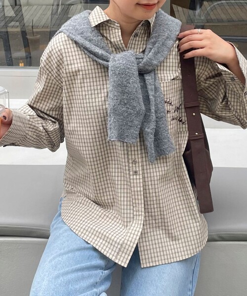 「fredy emue」 長袖シャツ 38 ブラック系その他 レディース_画像5