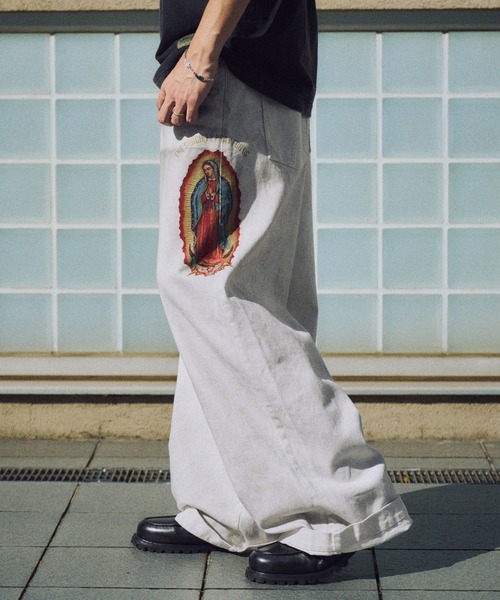 Subciety（サブサエティ） ジーンズ Faded madonna denim pants メンズ
