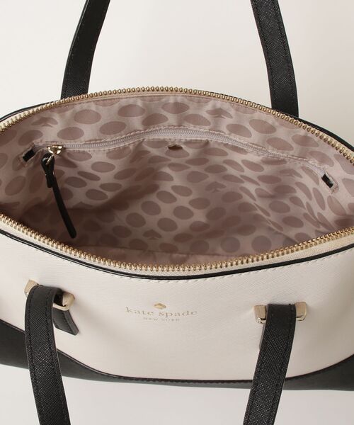 【新品】Kate Spade ホワイト ハンドバッグ kate spade NEW YORK（ケイト・スペード ニューヨーク） ワンポイント