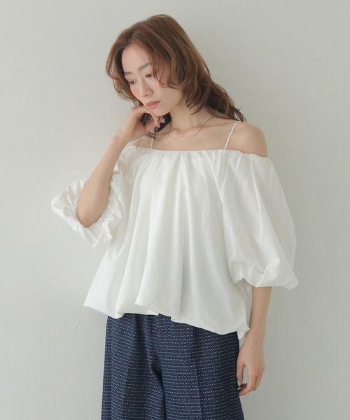 CLEIO（クレイオ） tシャツ 半袖 「CLEIO」2WAYバルーンドレープ 